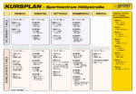 Kursplan L.E. Sport e.V.