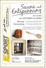 Trainingszeiten des Sport & Spiel-Angebotes bei L.E. Sport e.V.