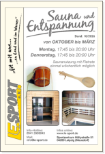 Trainingszeiten des Sport & Spiel-Angebotes bei L.E. Sport e.V.