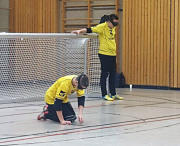 Goalballteam im Spiel